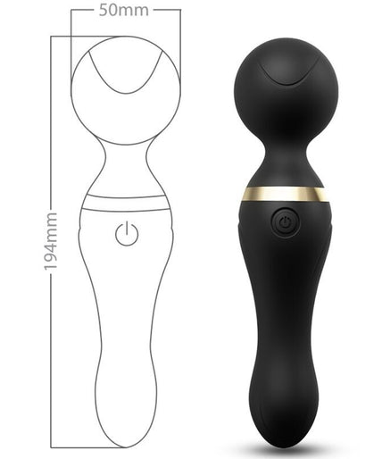 Armony – Freeza Massager & Vibrator Super Flexible Head Black Armony – Freeza Massager & Vibrator Super Flexible Head Black