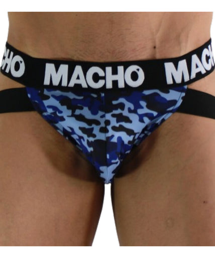 MACHO - MX28MA JOCK MILITARY BLAUW M MACHO - MX28MA JOCK MILITARY BLAUW M