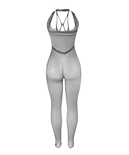 SUBBLIME - 951788 LANGE FISCHNETZ-BODYSTocking MIT TRÄgern AUF BRUST UND RÜCKEN SCHWARZ EEN MAAT SUBBLIME - 951788 LANGE FISCHNETZ-BODYSTocking MIT TRÄgern AUF BRUST UND RÜCKEN SCHWARZ EEN MAAT