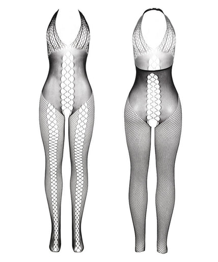 SUBBLIME - 951832 BODYSTOCKING MET OPEN RUG EN KRUISDETAILS ZWART ÉÉN MAAT SUBBLIME - 951832 BODYSTOCKING MET OPEN RUG EN KRUISDETAILS ZWART ÉÉN MAAT