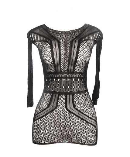 SUBBLIME - 951931 SHORT FISHNET DRESS WITH BARE BACK ONE SIZE SUBBLIME - 951931 SHORT FISHNET DRESS WITH BARE BACK ONE SIZE