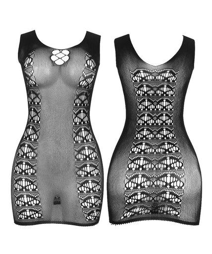 SUBBLIME - 952167 SHORT ELASTIC FISHNET DRESS BLACK ONE SIZE SUBBLIME - 952167 SHORT ELASTIC FISHNET DRESS BLACK ONE SIZE