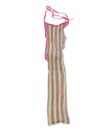 SUBBLIME - 952341 RAINBOW FISHNET DRESS ONE SIZE SUBBLIME - 952341 RAINBOW FISHNET DRESS ONE SIZE