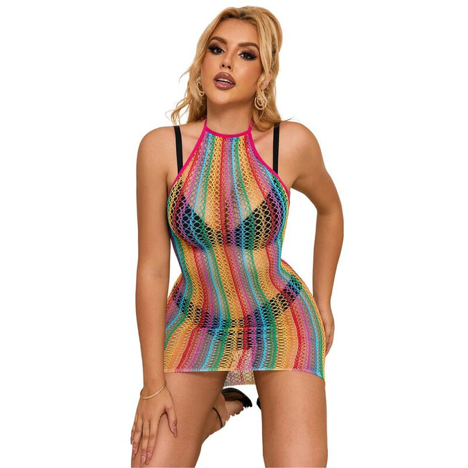 SUBBLIME - 952341 REGENBOOG PANTYJURK ÉÉN MAAT