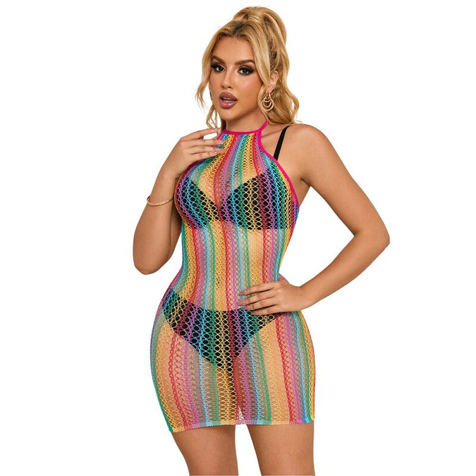 SUBBLIME - 952341 REGENBOOG PANTYJURK ÉÉN MAAT