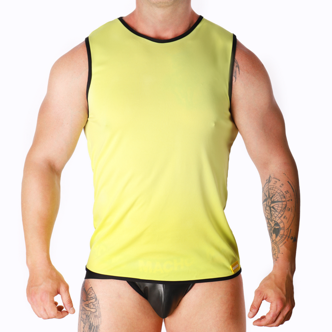 Macho – Gele T-shirt L/XL