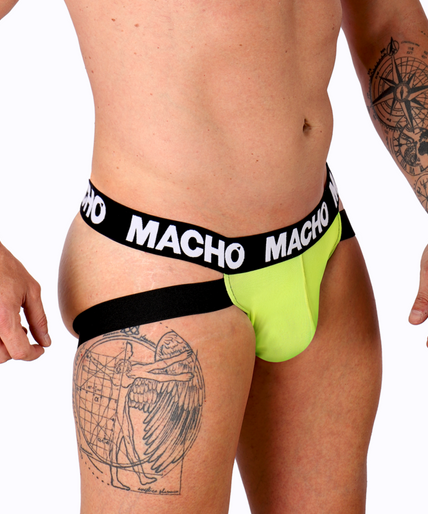 MACHO - MX28FA JOCK YELLOW M MACHO - MX28FA JOCK YELLOW M