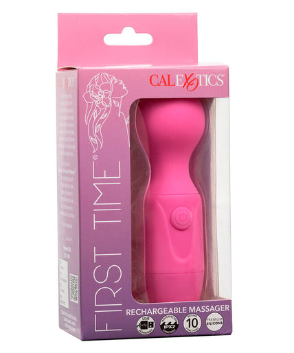 CALEXOTICS - FIRST TIME RECHARGEABLE MASSAGER 10 VIBRATIONS PINK CALEXOTICS - FIRST TIME RECHARGEABLE MASSAGER 10 VIBRATIONS PINK