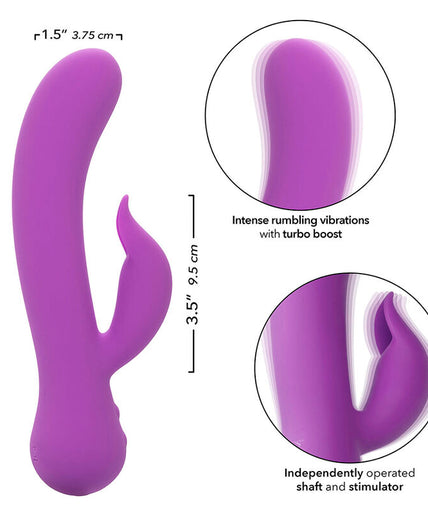 CALEXOTICS - FIRST TIME VIBRATOR PLEASER RECHARGEABLE PURPLE CALEXOTICS - FIRST TIME VIBRATOR PLEASER RECHARGEABLE PURPLE