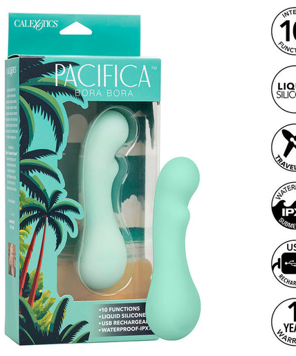 CALEXOTICS - PACIFICA BORA BORA ESTIMULATOR G SPOT 10 VIBRATIONS AQUA CALEXOTICS - PACIFICA BORA BORA ESTIMULATOR G SPOT 10 VIBRATIONS AQUA