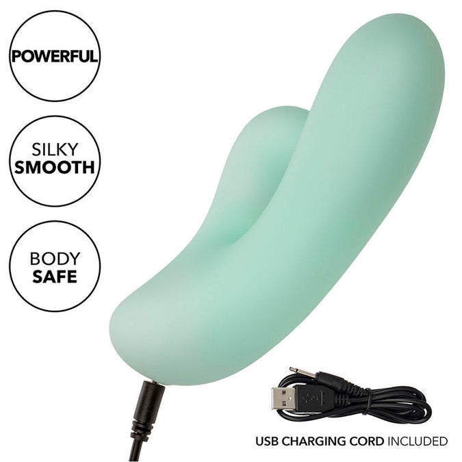CALEXOTICS - PACIFICA FIJI VIBRATOR & STIMULATOR G-PUNT 10 TRILLINGEN AQUA