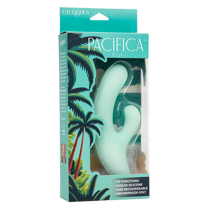 CALEXOTICS - PACIFICA FIJI VIBRATOR & STIMULATOR G-PUNT 10 TRILLINGEN AQUA