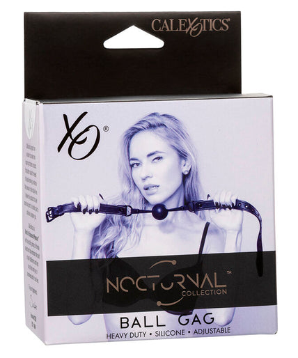 CALEXOTICS - NOCTURNAL BALL GAG SILICONE BLACK CALEXOTICS - NOCTURNAL BALL GAG SILICONE BLACK