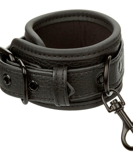 CALEXOTICS - NOCTURNAL LEATHER WRIST CUFFS ADJUSTABLE BLACK CALEXOTICS - NOCTURNAL LEATHER WRIST CUFFS ADJUSTABLE BLACK