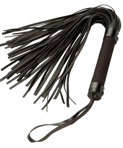 CALEXOTICS - NOCTURNAL FLOGGER LEATHER BLACK CALEXOTICS - NOCTURNAL FLOGGER LEATHER BLACK