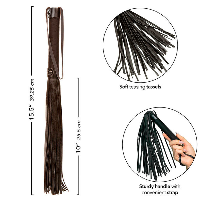 CALEXOTICS - NOCTURNAL FLOGGER LEER ZWART