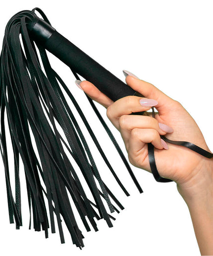 CALEXOTICS - NOCTURNAL FLOGGER LEATHER BLACK CALEXOTICS - NOCTURNAL FLOGGER LEATHER BLACK