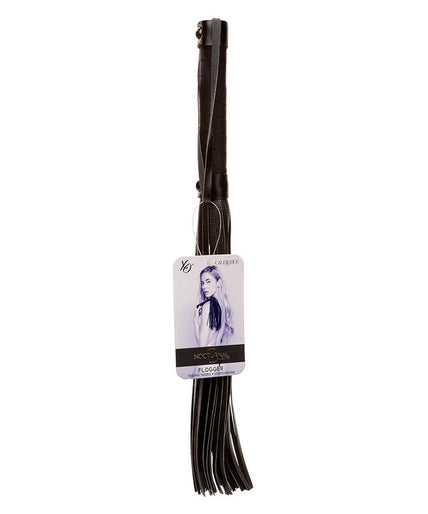 CALEXOTICS - NOCTURNAL FLOGGER LEATHER BLACK CALEXOTICS - NOCTURNAL FLOGGER LEATHER BLACK