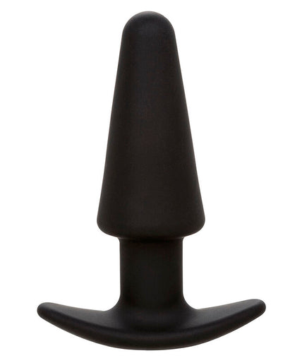 CALEXOTICS - ROCK BOTTOM TAPERED ANAL PLUG 10 VIBRACIONES SILICONE BLACK CALEXOTICS - ROCK BOTTOM TAPERED ANAL PLUG 10 VIBRACIONES SILICONE BLACK