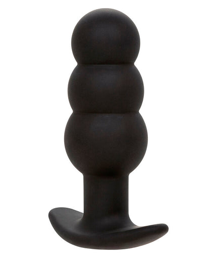 CALEXOTICS - ROCK BOTTOM BEADED ANAL PLUG 10 VIBRATIONS SILICONE BLACK CALEXOTICS - ROCK BOTTOM BEADED ANAL PLUG 10 VIBRATIONS SILICONE BLACK