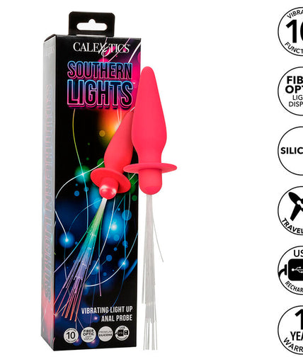 CALEXOTICS - SOUTHERN LIGHTS LIGHT UP ANAL PLUG 10 VIBRATIONS SILICONE PINK CALEXOTICS - SOUTHERN LIGHTS LIGHT UP ANAL PLUG 10 VIBRATIONS SILICONE PINK
