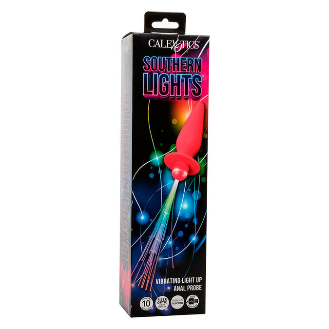 Calexotics – Southern Lights Light Up Anaalplug met 10 Vibraties, Siliconen, Roze