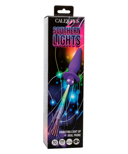 CALEXOTICS - SOUTHERN LIGHTS LIGHT UP ANAL PLUG 10 VIBRATIONS SILICONE PURPLE CALEXOTICS - SOUTHERN LIGHTS LIGHT UP ANAL PLUG 10 VIBRATIONS SILICONE PURPLE