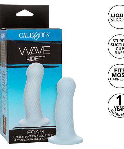 CALEXOTICS - WAVE RIDER FOAM ANAL PLUG BLUE CALEXOTICS - WAVE RIDER FOAM ANAL PLUG BLUE