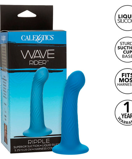 CALEXOTICS - WAVE RIDER RIPPLE ANAL PLUG BLUE CALEXOTICS - WAVE RIDER RIPPLE ANAL PLUG BLUE