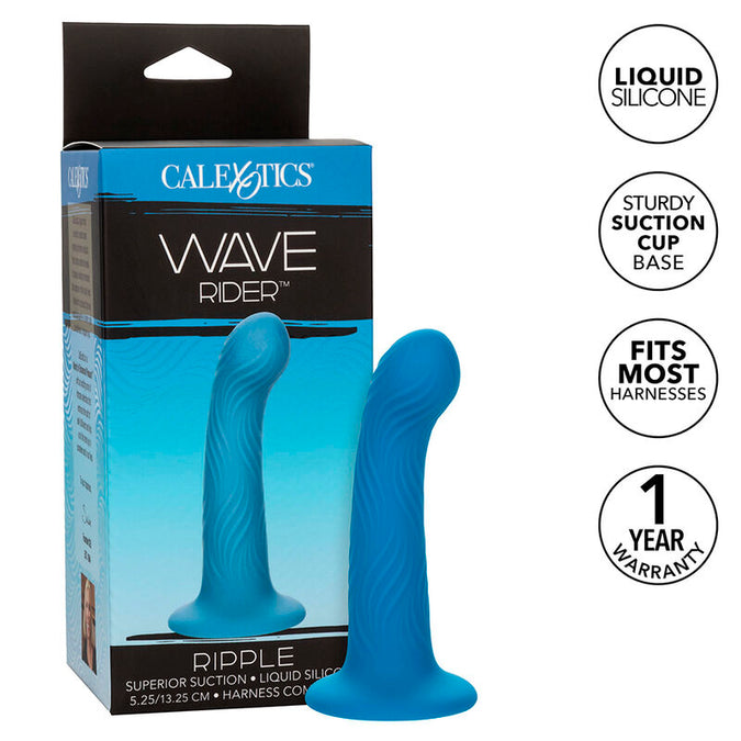 Calexotics – Wave Rider Ripple Anaalplug Blauw