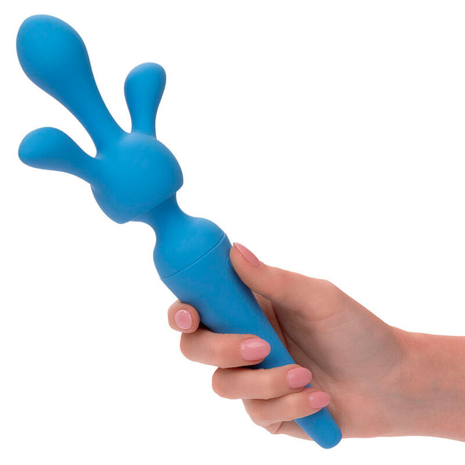 CALEXOTICS - COUTURE KIT VIBRATOR STAAF 10 TRILLINGEN BLAUW
