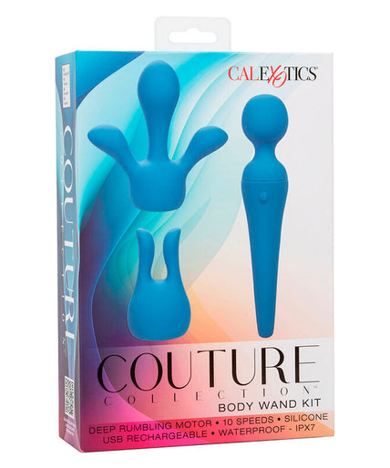 CALEXOTICS - COUTURE KIT VIBRATOR WAND 10 VIBRATIONS BLUE CALEXOTICS - COUTURE KIT VIBRATOR WAND 10 VIBRATIONS BLUE