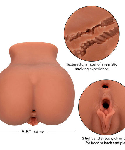 CALEXOTICS - THE ROLLER BABE DOUBLE REALISTIC MASTURBATOR FLESH CALEXOTICS - THE ROLLER BABE DOUBLE REALISTIC MASTURBATOR FLESH
