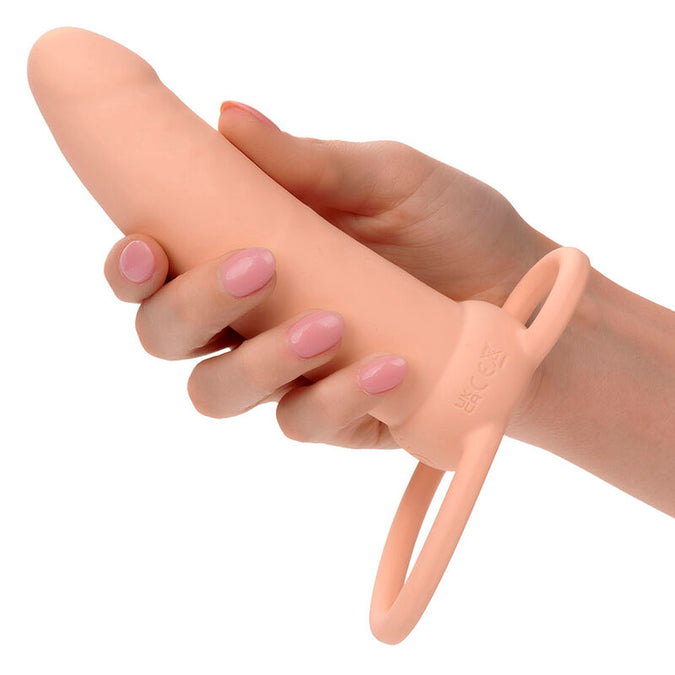 CALEXOTICS - MAXX THICK DUAL PENETRATOR 10 VIBRATIES HUIDSKLEURIG