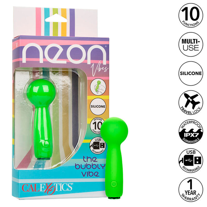 Calexotics – Neon Vibes The Bubbly Vibe Mini Massager 10 vibraties groen