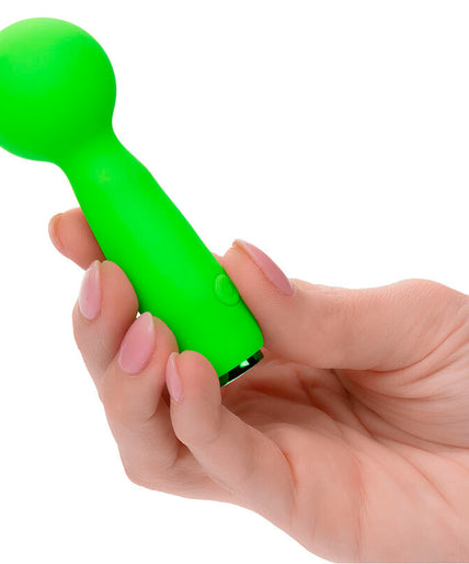 CALEXOTICS - NEON VIBES THE BUBBLY VIBE MINI MASSAGER 10 VIBRATIONS GREEN CALEXOTICS - NEON VIBES THE BUBBLY VIBE MINI MASSAGER 10 VIBRATIONS GREEN