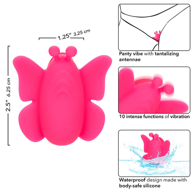 CALEXOTICS - NEON VIBES THE FLUTTER VIBE STIMULATOR 10 TRILLINGEN ROZE