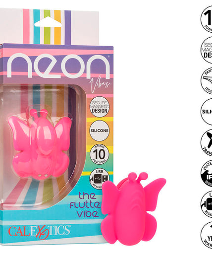 Calexotics – Neon Vibes The Flutter Vibe Stimulator 10 Vibrations Pink Calexotics – Neon Vibes The Flutter Vibe Stimulator 10 Vibrations Pink
