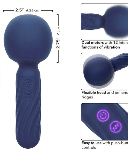 CALEXOTICS - CHARISMA SEDUCTION MASSAGER 12 FUNCTIONS 17.75 CM X 6.25 CM PURPLE CALEXOTICS - CHARISMA SEDUCTION MASSAGER 12 FUNCTIONS 17.75 CM X 6.25 CM PURPLE
