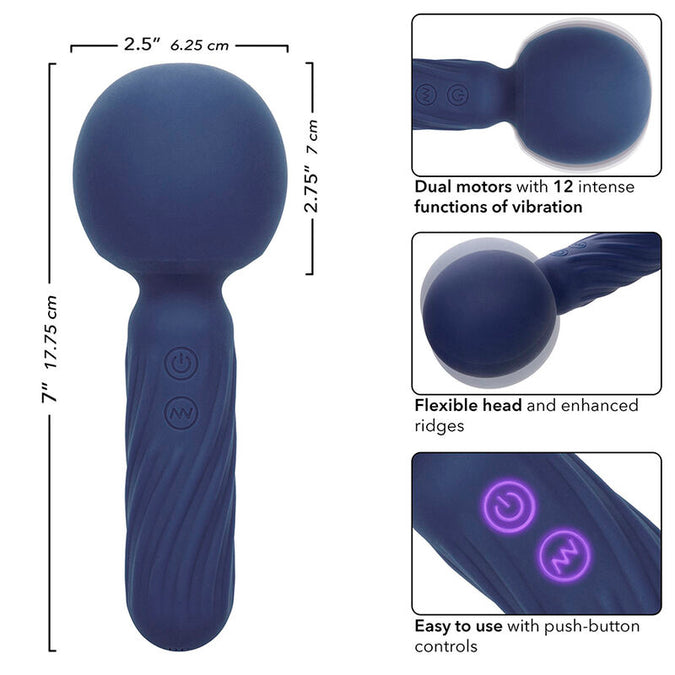 Calexotics – Charisma Seduction Massager 12 Functions 17.75 Cm X 6.25 Cm Purple