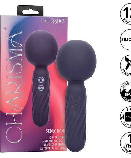 CALEXOTICS - CHARISMA SEDUCTION MASSAGER 12 FUNCTIONS 17.75 CM X 6.25 CM PURPLE CALEXOTICS - CHARISMA SEDUCTION MASSAGER 12 FUNCTIONS 17.75 CM X 6.25 CM PURPLE