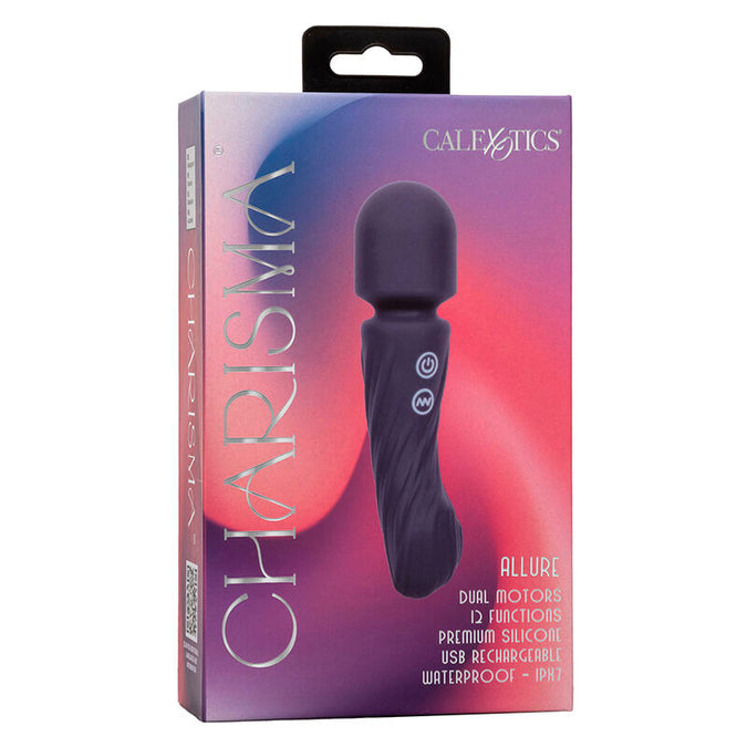 Calexotics – Charisma Allure Massager met dubbele motoren, 12 functies, 17,25 cm x 4,5 cm, paars