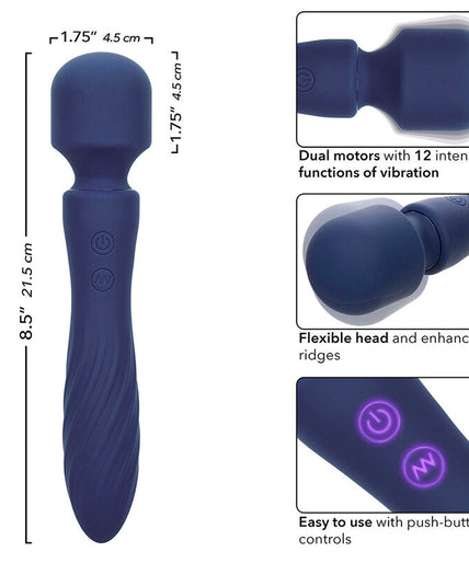 CALEXOTICS - CHARISMA MYSTIQUE MASSAGER DUAL MOTORS 12 FUNCTIONS 20,5 CM X 4.5 CM PURPLE CALEXOTICS - CHARISMA MYSTIQUE MASSAGER DUAL MOTORS 12 FUNCTIONS 20,5 CM X 4.5 CM PURPLE