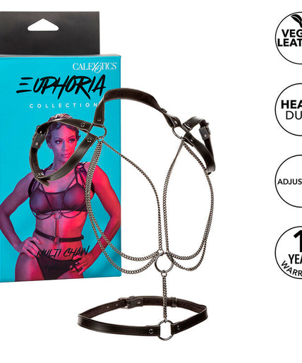CALEXOTICS - EUPHORIA MULTICHAIN HALTER HARNESS PREMIUM CALEXOTICS - EUPHORIA MULTICHAIN HALTER HARNESS PREMIUM