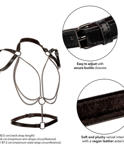 CALEXOTICS - EUPHORIA MULTICHAIN HALTER HARNESS PREMIUM CALEXOTICS - EUPHORIA MULTICHAIN HALTER HARNESS PREMIUM