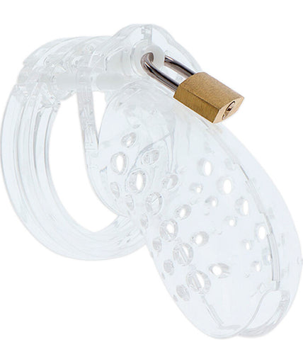 HIDDEN DESIRE - EXTREME CHASTITY COCK CAGE ACRYLIC ADJUSTABLE CLEAR HIDDEN DESIRE - EXTREME CHASTITY COCK CAGE ACRYLIC ADJUSTABLE CLEAR