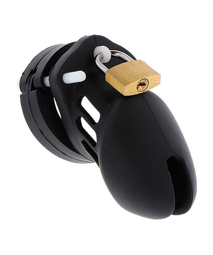 HIDDEN DESIRE - EXTREME CHASTITY COCK CAGE SILICONE SIZE S BLACK HIDDEN DESIRE - EXTREME CHASTITY COCK CAGE SILICONE SIZE S BLACK