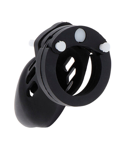 HIDDEN DESIRE - EXTREME CHASTITY COCK CAGE SILICONE SIZE S BLACK HIDDEN DESIRE - EXTREME CHASTITY COCK CAGE SILICONE SIZE S BLACK
