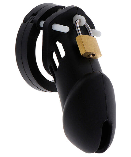 HIDDEN DESIRE - EXTREME CHASTITY COCK CAGE SILICONE SIZE L BLACK HIDDEN DESIRE - EXTREME CHASTITY COCK CAGE SILICONE SIZE L BLACK