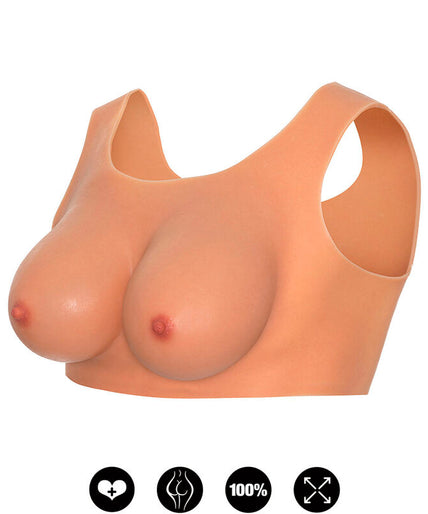 VERBORGEN VERLANGEN - ALTER EGO DRAAGBARE BORSTTOP C-CUP HUIDKLEURIG VERBORGEN VERLANGEN - ALTER EGO DRAAGBARE BORSTTOP C-CUP HUIDKLEURIG